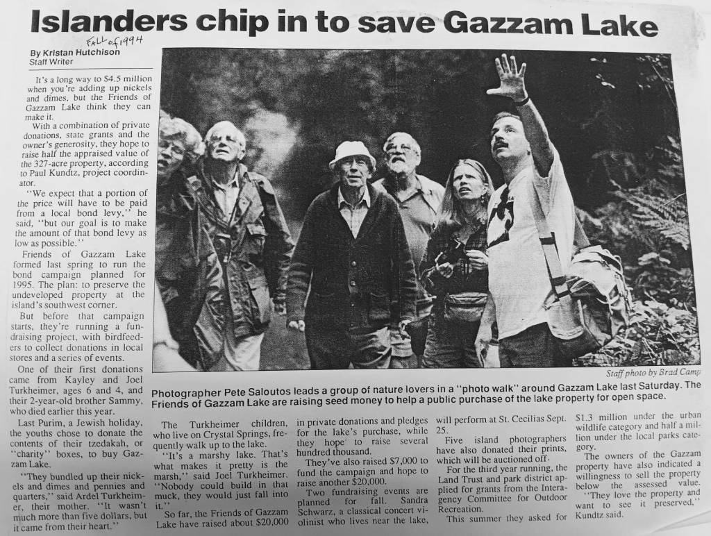 A Review article on saving Gazzam Lake.