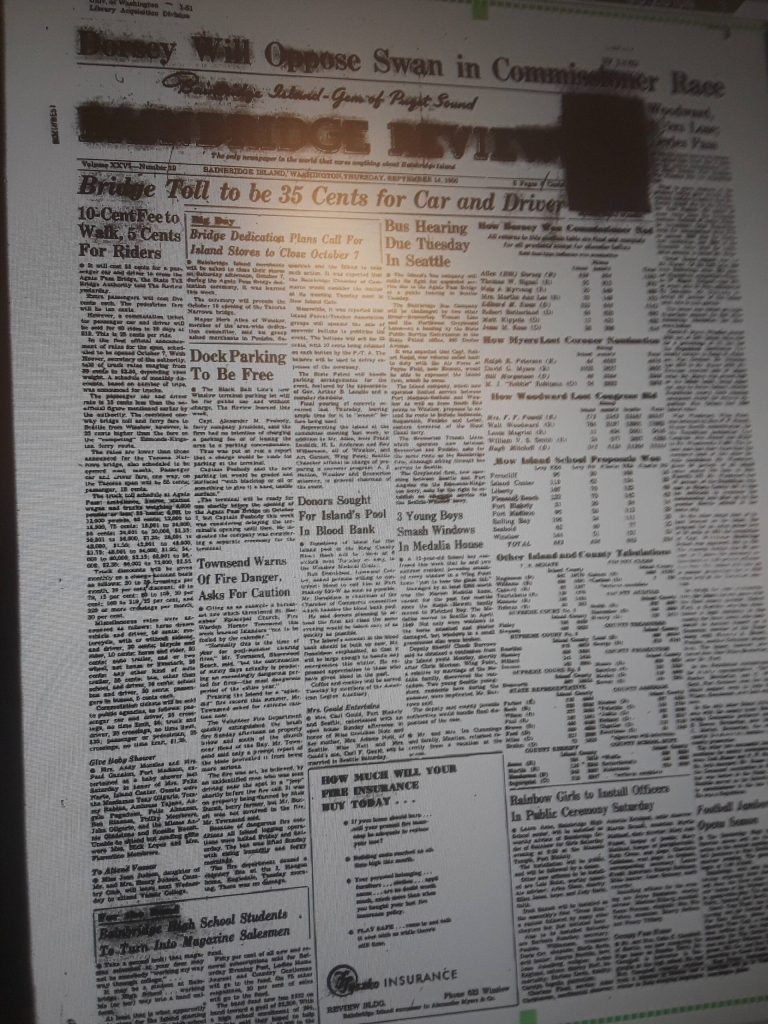 Page about Agate Pass Bridge