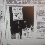 Page of Bainbridge Island being annexed.