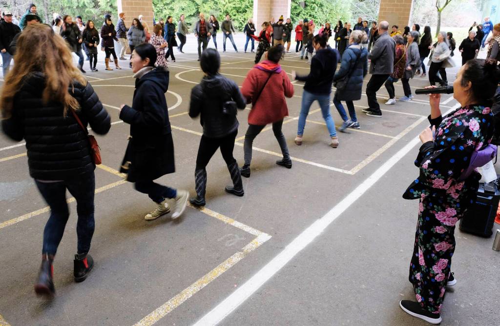 Participants enjoy learning a new style of dance for them.