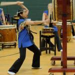 Over 1,500 people watched the Taiko drummers from Seattle perform.