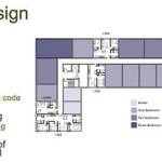 An affordable housing concept for the former police site.