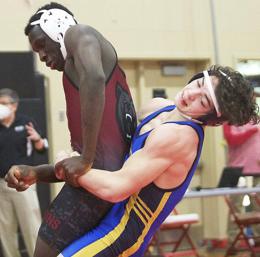 File Photo
Garrett Goade wins the Island Invitational at 175 pounds.