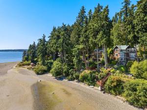 This home is nestled on the tranquil shores of Poulsbo. Photo courtesy of Realogics.