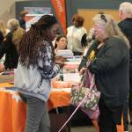 Social service providers met with people in need at the Project Connect event in Poulsbo.