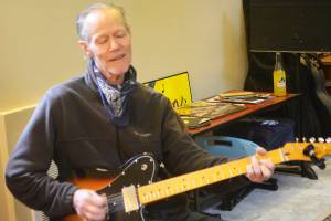 Steve Powell/Kitsap News Group Photos
KC Makela gets into the music as he plays guitar and sings.