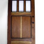 One of John Steiners favorite works, an entryway door for a Bainbridge client.