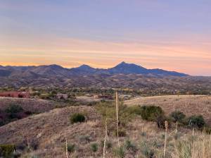 Willa Sydor Courtesy Photos
Sunset over Patagonia, AZ, where the Hyla class stayed during the Borderlines course.