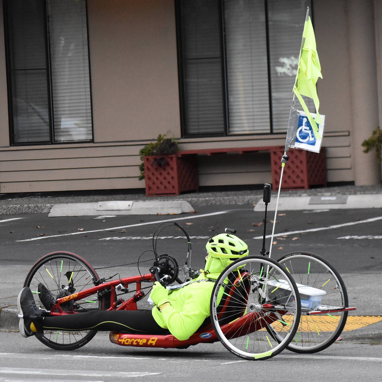 All types of cyclists participated in the Chilly Hilly event.