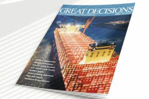 Foreign Policy Association courtesy photo
The 2024 Great Decisions briefing book, which contains the FPAs curriculum and suggested readings for participants.