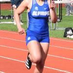 Olympics Aviyah Blackwell competes for the Trojan relay teams.