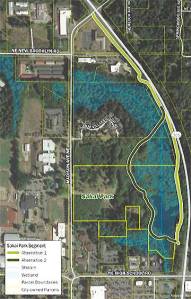 COBI courtesy images
The preferred route going through Sakai Park.