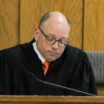 Judge Kevin Hull searches for the right words before handing down sentences against the three men convicted of the Careaga quadruple homicides.