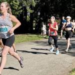 Peter Gammell/Kitsap News Group photos
Runners race in the Trillium Race on Bainbridge Island over the weekend.