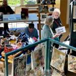 Peter Gammell/Kitsap News Group photos
The Bainbridge Artisan Resource Network had its first Spring Bazaar over the weekend, where participants in the makerspace had their pieces for sale. The event took the place of its annual Open House. Over 50 vendors sold items at the event.