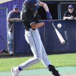 Viking Dawsyn Anderson hits the ball. Nicholas Zeller-Singh/Kitsap News Group photos