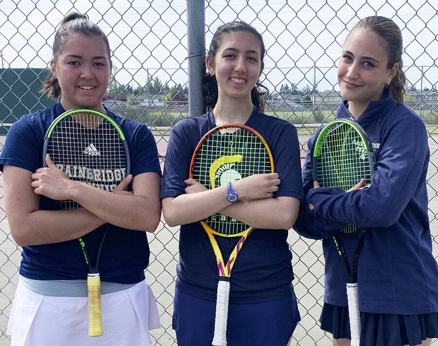 Spartans Izzy Wallin, Malia Lemieux and Elle Schuchman qualify for state.