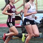 SKs Lauren Laws competes in the 800 meters.