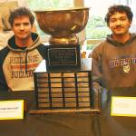 Nicholas Zeller-Singh/Kitsap News Group photos
Michael Bannister and Micah Webber sign to play water polo in college.