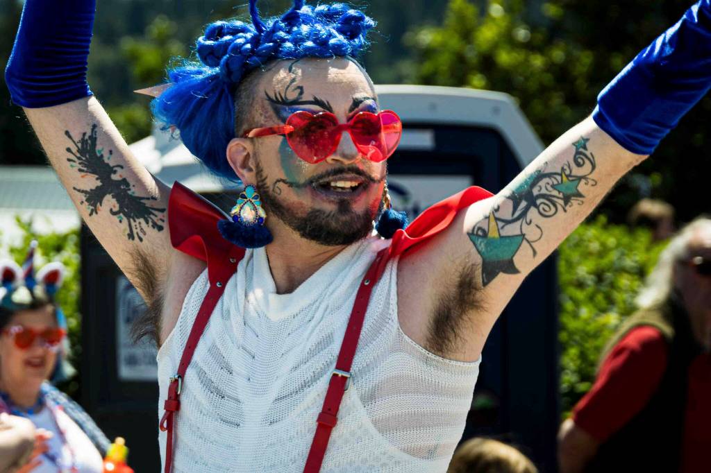 The fun event and warm weather led to smiles of happiness for most at the BI 4th of July parade.