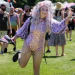 Matzah provides an informal performance at the Kitsap Pride Festival.
