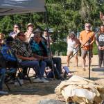Tribal chairman Leonard Forsman talks about the history of Chief Seattle Days Aug. 17.