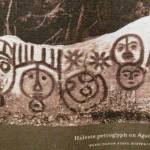 Suquamish Museum courtesy photo
A coloration of the petroglyphs depicted on Haleets.