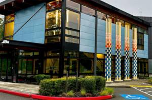 COBI courtesy photo
The Peers columns of artwork outside the Ted Spearman Justice Center.