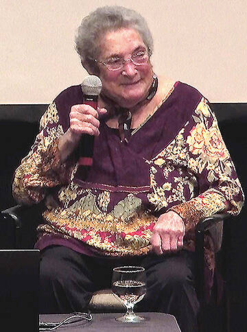 BIMA courtesy photo
Clark talks into a microphone at a session.