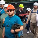 Some of the students and workers.