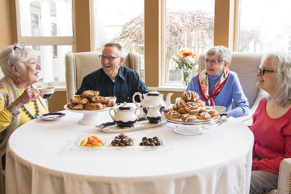 The focus on family and community permeates Bainbridge Senior Livings approach. Photo courtesy of Bainbridge Senior Living.