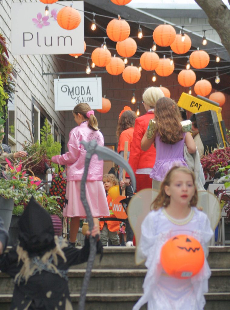 Some businesses handed out Pokemon cards.