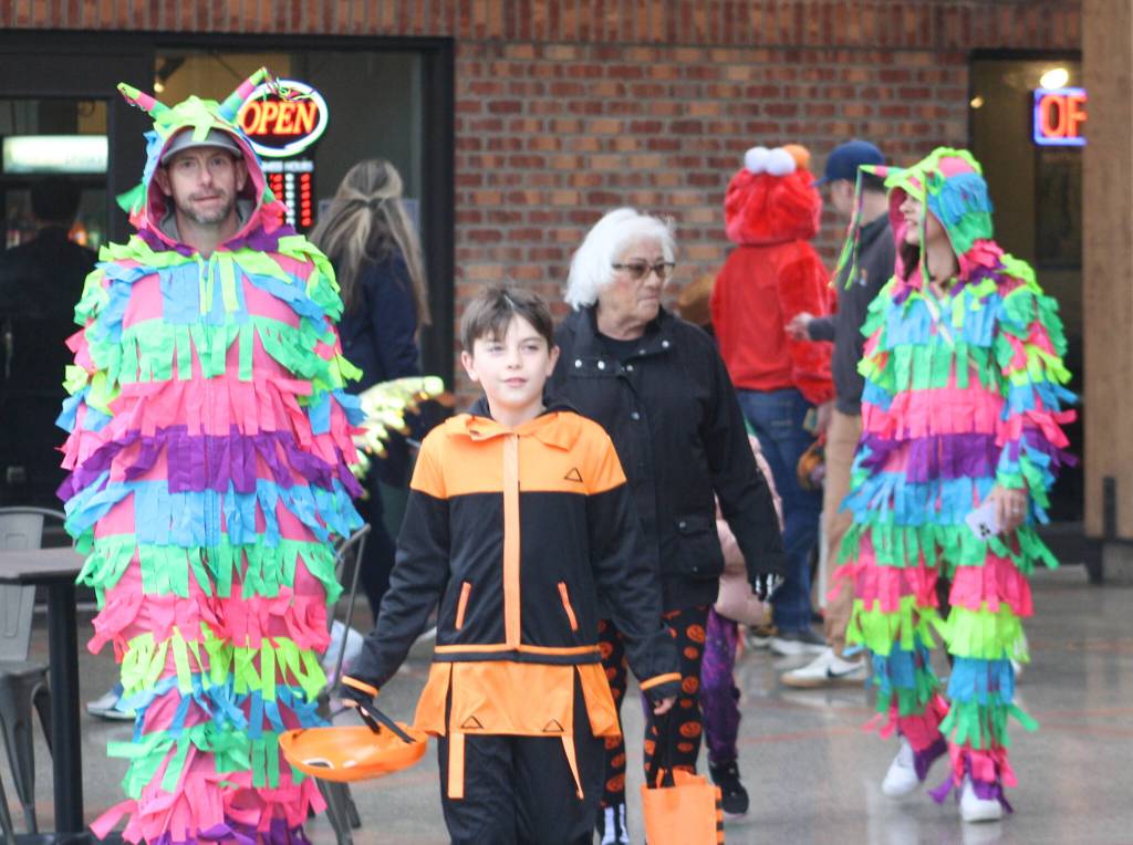 It takes courage to dress as a piñata on a day dedicated to collecting candy.