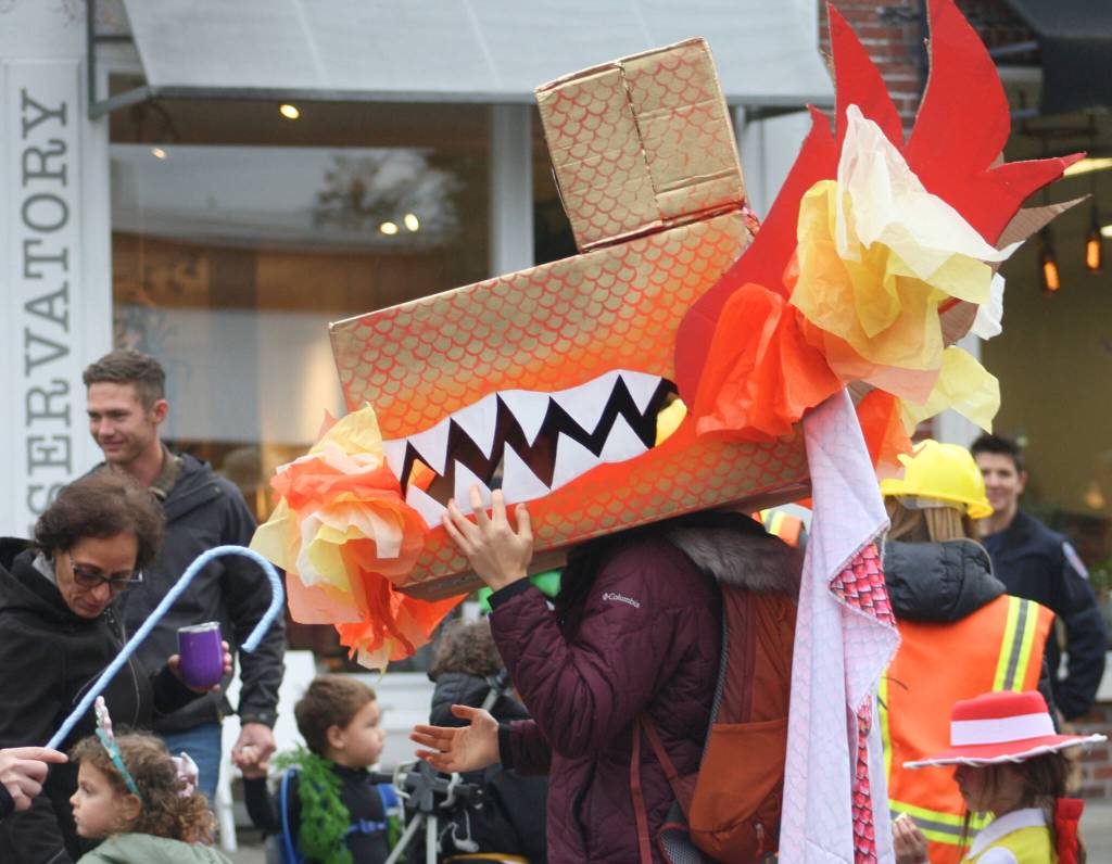 Other dragons went with a traditional fiery theme.