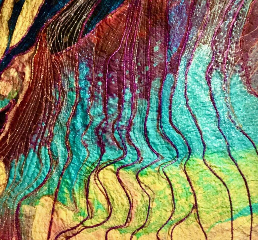 Dowdney courtesy photo
Lava Rivers, one of Donna Dowdneys art pieces.