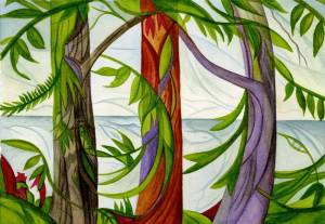 Earthstory 2050 courtesy image
Contest winners will receive a print of this limited-edition print from Susan Cohen Thompson, a Camano artist.