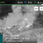 Bainbridge Prepares drone pilots supplied photos of a controlled burn in 2024.
