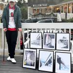 Warren Pollock courtesy photos
Warren Pollock shows some of the art he was giving away for free last month.