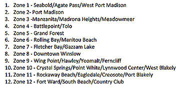 Local evacuation zones