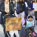 Some families and community members rolled to the post office.