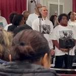 Ed Stern courtesy photos
Senior Pastor John Weston of the Silverdale United Methodist Church and choir sing during the Rev. Dr. Martin Luther King Jr. 31st Annual Celebration at the Kitsap Fairgrounds Jan. 20.