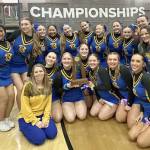 Jennifer Owens courtesy photo
The Bremerton cheer squad poses before competing at the state championships Jan. 24.