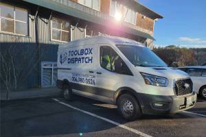 Toolbox Dispatch delivers timely service. Small repairs are usually done within a week, while larger projects take one to two weeks.