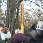 Molly Hetherwick/Kitsap News Group photos
The new Peace Pole on Bainbridge Island drew a crowd of residents, community leaders and local officials.