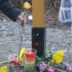 A rainbow candle and colorful flowers kicked off the poles first day on BI.