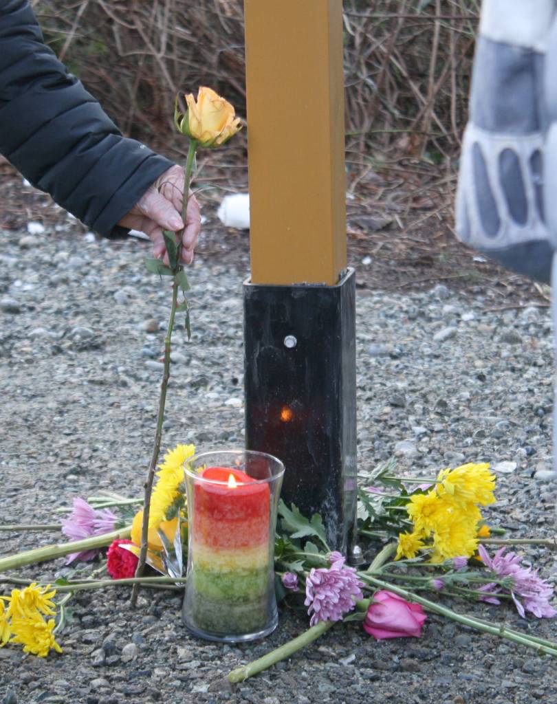 A rainbow candle and colorful flowers kicked off the poles first day on BI.