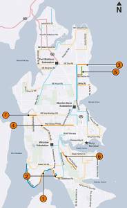 PSE courtesy image
A map showing the PSE distribution projects on the island.