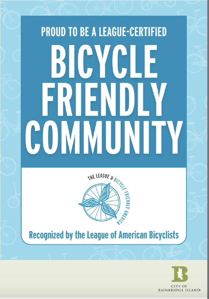 COBI courtesy image
Bainbridge Island is being recognized as a bike-friendly community.