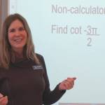 Joshua Kornfeld/Kitsap News Group
Cathy DeLorey provides a tour of her classroom at Bainbridge High School.