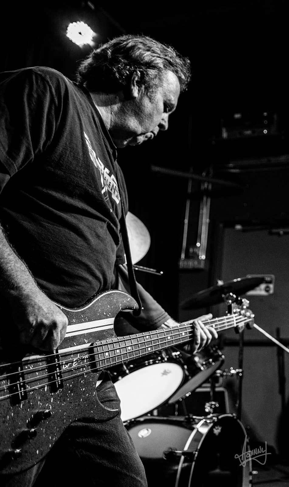 Dave Rees on bass.